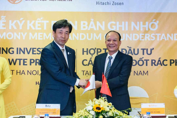 T&T Group  và Hitachi Zosen hợp tác đầu tư các dự án đốt rác phát điện tại Hà Nội