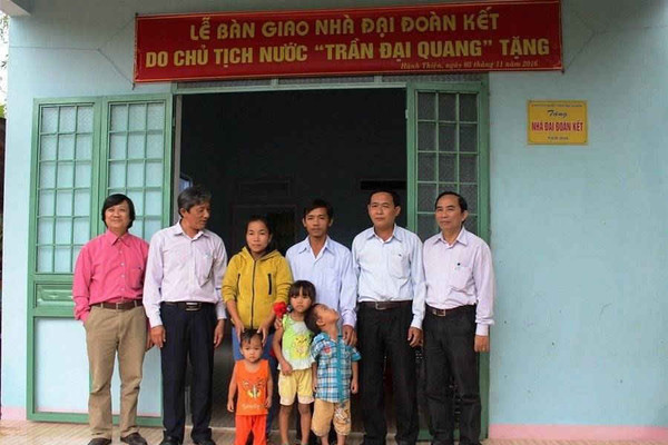 Hoàn thành việc hỗ trợ nhà ở cho người có công trên địa bàn tỉnh Quảng Ngãi trong năm 2018