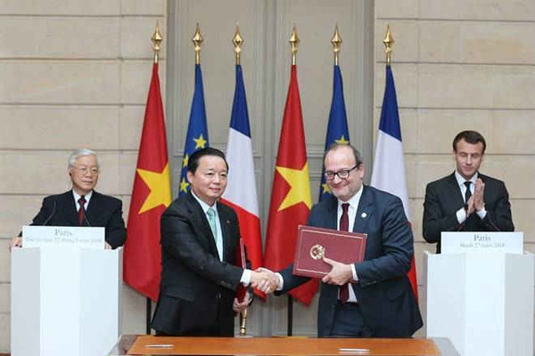 Tăng cường hợp tác giữa Việt Nam và Pháp trong triển khai Thỏa thuận Paris ở Việt Nam