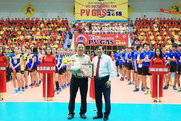 Khai mạc Giải Bóng chuyền vô địch quốc gia PV Gas năm 2018