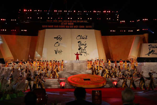 Ninh Bình long trọng Kỷ niệm 1050 năm Nhà nước Đại Cồ Việt (968 – 2018) - “Rực sáng thiên hùng ca Đại Cồ Việt”