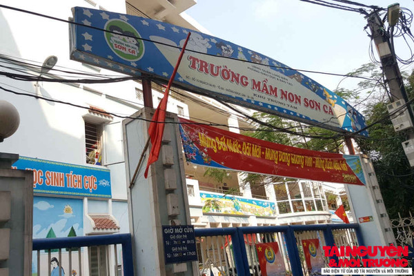 Long Biên - Hà Nội: Trường mầm non Sơn Ca bị tố cho trẻ dùng nước bẩn