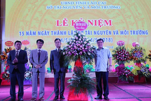 Kỷ niệm 15 năm thành lập Sở TN&MT Lào Cai