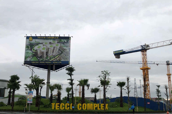 Thái Nguyên: Dự án chung cư Tecco Complex  ngang nhiên thi công không có giấy phép xây dựng