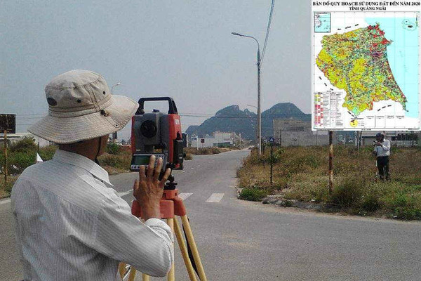 Thực hiện Dự án đo đạc, lập bản đồ địa chính; cấp giấy chứng nhận QSDĐ trên địa bàn TP. Quảng Ngãi và huyện Sơn Tịnh