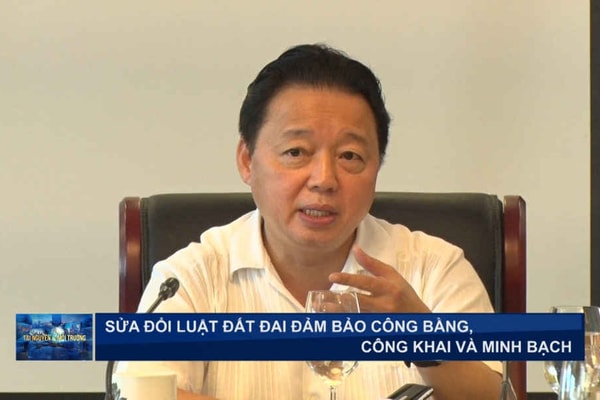 Sửa đổi luật đất đai đảm bảo công bằng, công khai và minh bạch