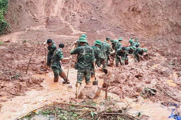 Lai Châu: Tập trung tìm kiếm người mất tích và khắc phục hậu quả mưa lũ