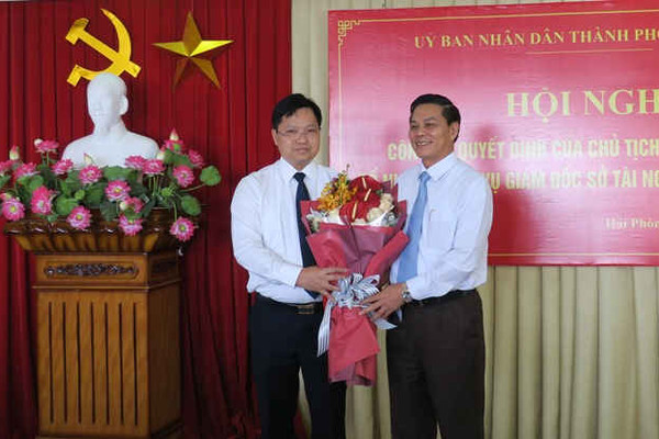 Hải Phòng: Ông Trần Văn Phương được bổ nhiệm Giám đốc Sở TN&MT