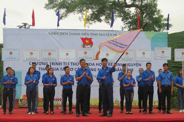 Trung ương Đoàn TNCS Hồ Chí Minh ra quân Chiến dịch thanh niên tình nguyện hè 2018