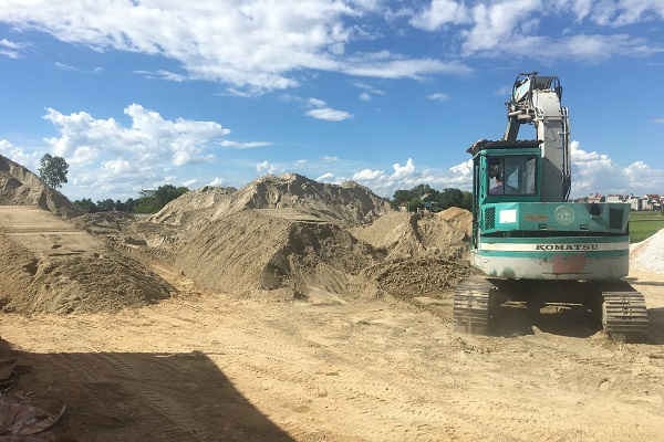 Triệu Sơn (Thanh Hóa): Hàng loạt bãi tập kết cát trái phép