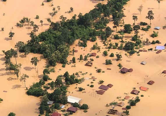 ĐBSCL không bị ảnh hưởng nhiều từ vụ vỡ đập thủy điện tại Lào