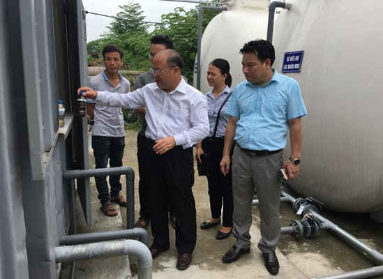Kiểm tra vận hành hệ thống xử lý nước rỉ rác Xuân Hòa