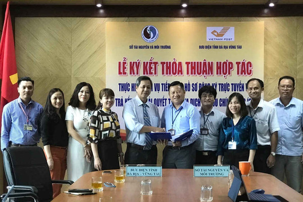 Sở TN&MT tỉnh Bà Rịa - Vũng Tàu: Ký kết đẩy mạnh giải quyết thủ tục hành chính