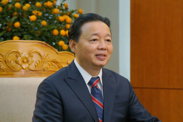 Bộ trưởng Bộ TN&MT Trần Hồng Hà trả lời phỏng vấn nhân dịp kỷ niệm 10 năm thành lập Tổng cục Biển và Hải đảo Việt Nam