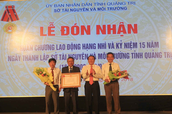 Sở TN&MT Quảng Trị kỷ niệm 15 năm ngày thành lập và đón nhận Huân chương lao động Hạng Nhì ​​​​​​​