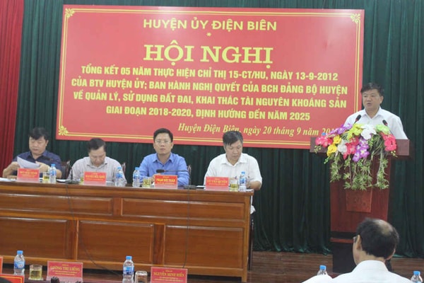 Điện Biên: Siết chặt quản lý, sử dụng đất và tài nguyên khoáng sản