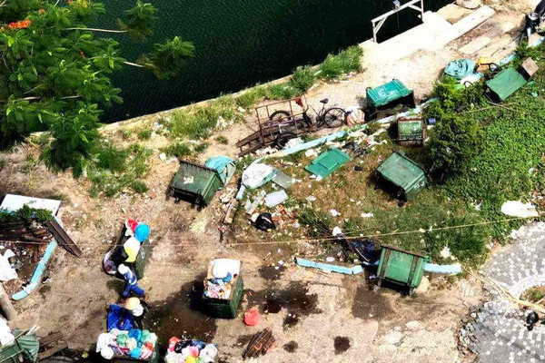 Đà Nẵng: Ô nhiễm các điểm trung chuyển rác