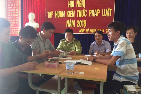 Quỹ Bảo vệ và Phát triển rừng Điện Biên chi trả hơn 332 triệu đồng cho các chủ rừng