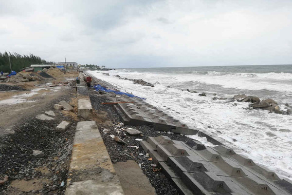 Quảng Nam: Bờ biển Cửa Đại Hội An lại đứng trước nguy cơ sạt lở nghiêm trọng