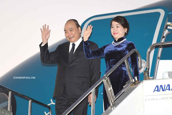 Thủ tướng Nguyễn Xuân Phúc đã đến Tokyo, Nhật Bản
