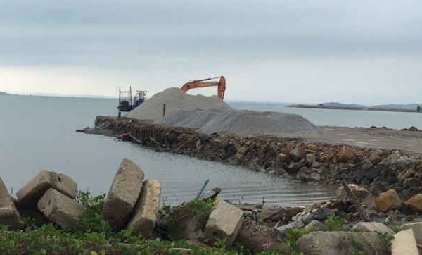 Hải Hà (Quảng Ninh): Nhiều bến bãi kinh doanh cát, đá, sỏi gây ô nhiễm môi trường