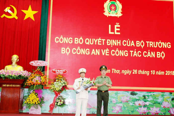 Đại tá Nguyễn Văn Thuận giữ chức vụ Giám đốc Công an TP.Cần Thơ