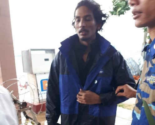 Quảng Ngãi: Thuyền viên Ấn Độ bị tai nạn lao động trên biển đang được điều trị ở huyện Lý Sơn