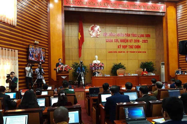 Lạng Sơn: Lấy phiếu tín nhiệm đối với 26 người giữ chức vụ do HĐND tỉnh bầu