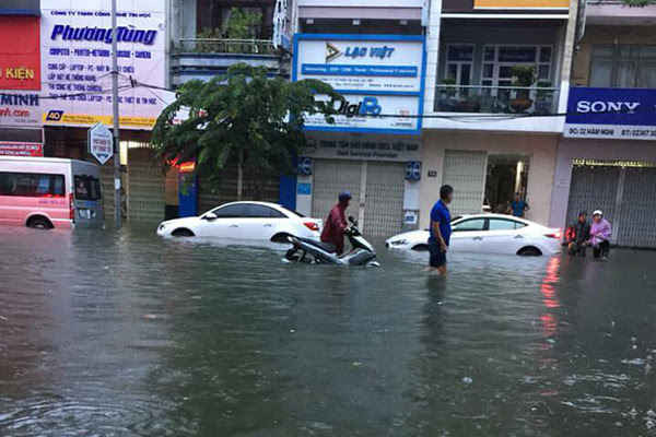 Đà Nẵng: Cảnh báo nguy cơ cao xảy ra ngập lụt cục bộ