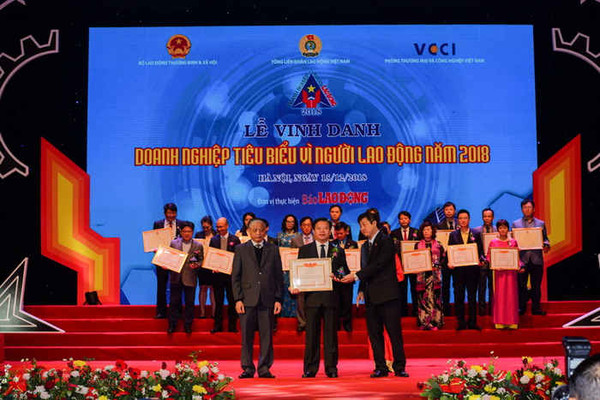 Vedan Việt Nam được vinh danh “Doanh nghiệp vì người lao động” năm 2018