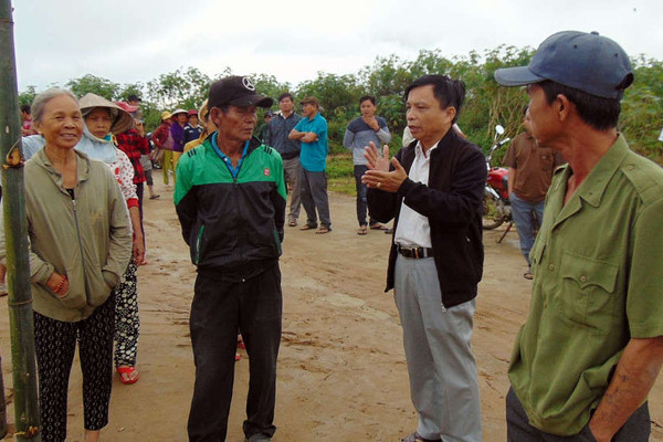 Đại Lộc, Quảng Nam: Người dân tập trung phản đối dự án nạo vét lạch nước Khe Gai