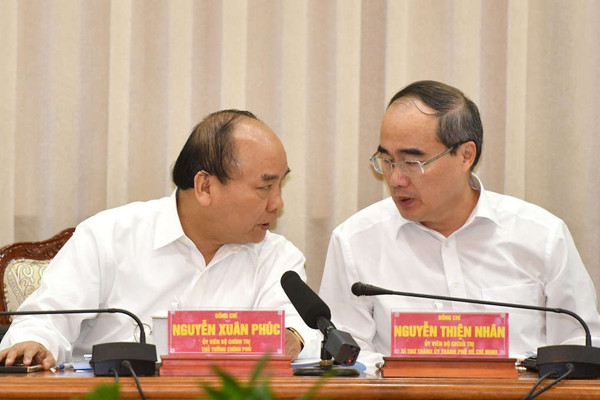 Thủ tướng Nguyễn Xuân Phúc đề nghị Thành phố Hồ Chí Minh chống sự trì trệ