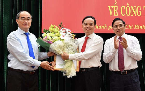 Công bố quyết định của Bộ Chính trị chỉ định ông Trần Lưu Quang giữ chức Phó Bí thư Thường trực Thành ủy TP.HCM