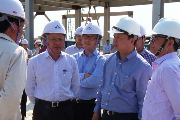 Bộ trưởng Trần Hồng Hà kiểm tra Nhà máy thép Hòa Phát Dung Quất và Nhà máy xử lý rác huyện Đức Phổ