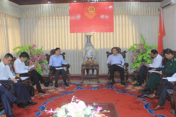Bộ Ngoại giao làm việc với tỉnh Quảng Trị về công tác biên giới, lãnh thổ