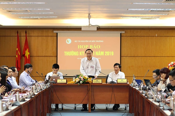 Bộ Tài nguyên và Môi trường họp báo thường kỳ quý I, năm 2019