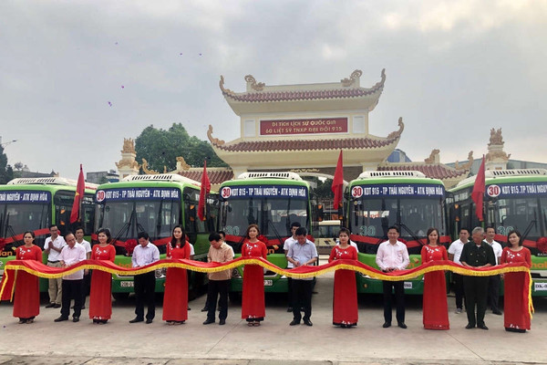 Thái Nguyên: Khai trương tuyến xe Buýt số 30 kết nối các điểm di tích lịch sử quốc gia