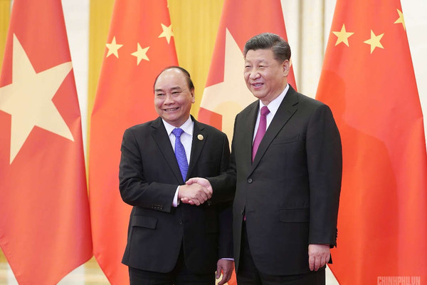 Thủ tướng Nguyễn Xuân Phúc hội kiến Tổng Bí thư, Chủ tịch Trung Quốc Tập Cận Bình