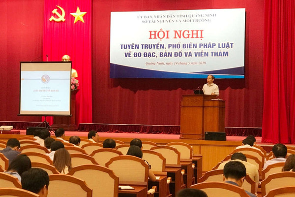 Quảng Ninh: Hội nghị Tuyên truyền, phổ biến Luật Đo đạc và bản đồ