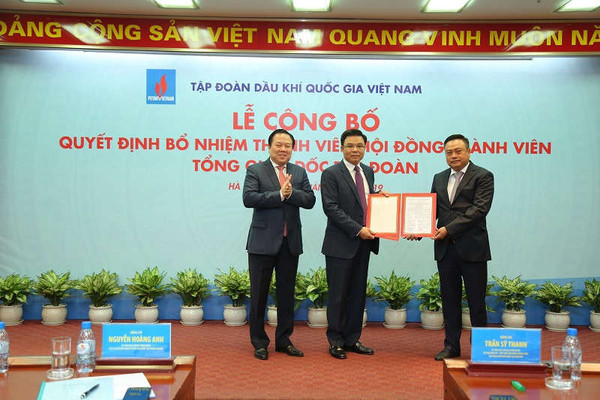 PVN công bố Quyết định bổ nhiệm Tổng Giám đốc PVN Lê Mạnh Hùng