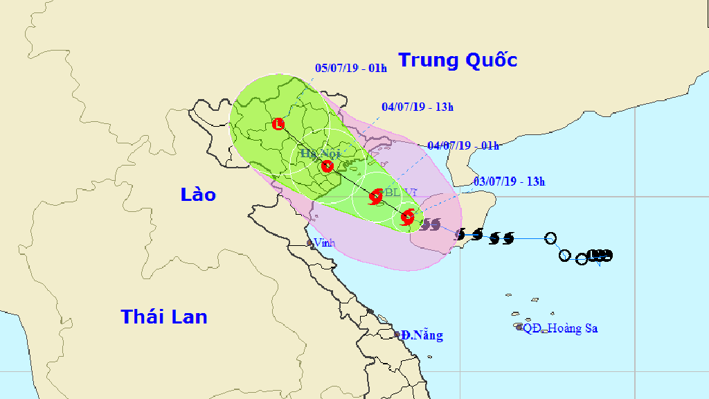 Công điện về ứng phó khẩn cấp bão số 2