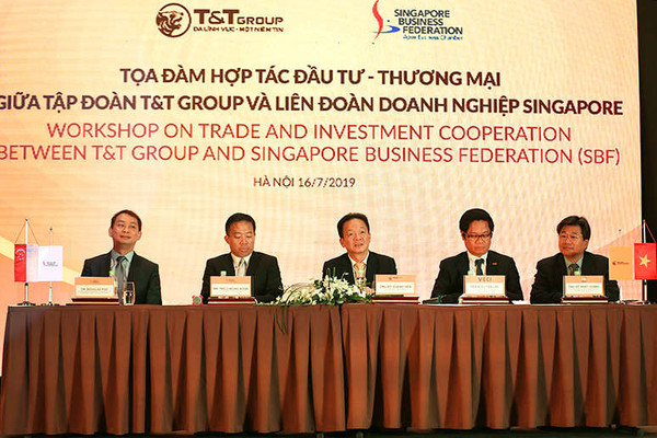 Tập đoàn T&T Group và Liên đoàn Doanh nghiệp Singapore trao đổi cơ hội hợp tác thương mại và đầu tư