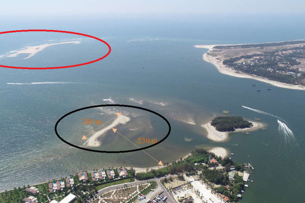 Quảng Nam: Tìm lời giải cho những đảo cát mới nổi tại biển Cửa Đại