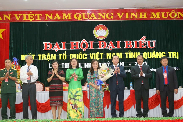 Bà Lê Thị Lan Hương được hiệp thương cử là Chủ tịch Ủy ban MTTQ Việt Nam tỉnh Quảng Trị