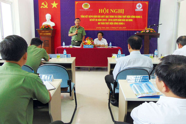 Quảng Nam: Tăng cường phối hợp đảm bảo an ninh, an toàn các công trình thủy điện trọng điểm