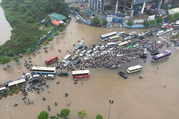Dự báo thời tiết ngày 03/8: Cảnh báo ngập lụt khu vực nội thành Hà Nội