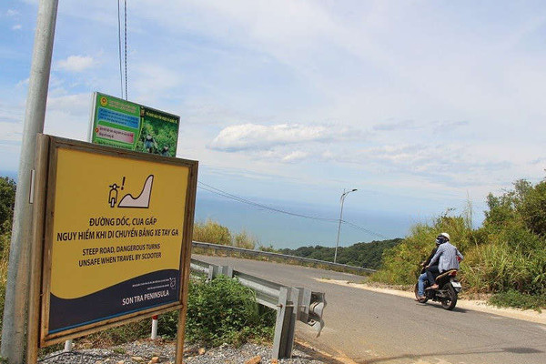 Đà Nẵng cấm xe máy lên bán đảo Sơn Trà chỉ là tin đồn