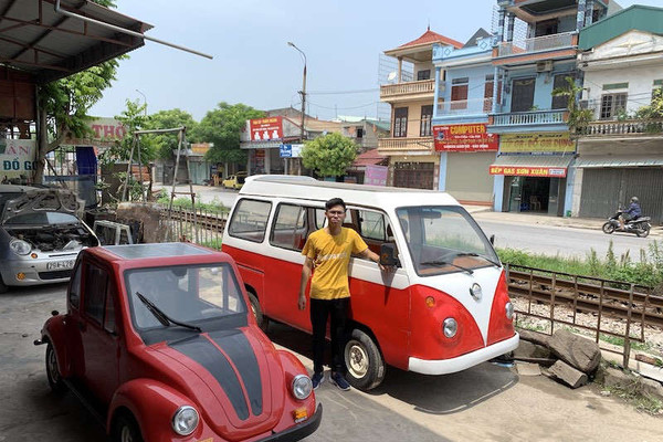 Nam Định: Nam sinh chế tạo thành công xe ô tô năng lượng mặt trời