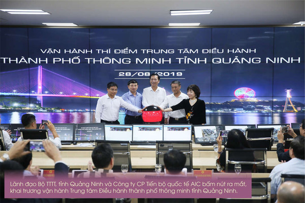 Khai trương vận hành Trung tâm Điều hành thành phố thông minh tỉnh Quảng Ninh