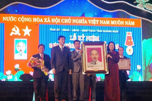 Phó Chủ tịch nước dự kỷ niệm 60 năm cuộc khởi nghĩa Trà Bồng